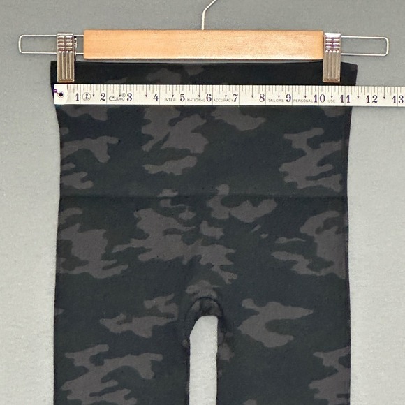 SPANX Womens Tights S Camo Camouflage Tummy Control Workout Leggings Slim Yoga‎ - Picture 4 of 10